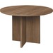HON Foundation Round Conference Table - 29.5" x 48" - Material: Thermofused Laminate (TFL) - Finish: Pinnacle