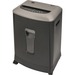 Business Source 6-gallon Bin Cross-cut Shredder - Non-continuous Shredder - Cross Cut - 16 Per Pass - for shredding Paper, Staples, CD, DVD, Credit Card - P-3 - 8.9" Throat - 10 Minute Run Time - 30 Minute Cool Down Time - 22.71 L Wastebin Capacity - Black Graphite