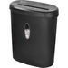 Business Source 4.6-gallon Bin Cross-cut Shredder - Non-continuous Shredder - Cross Cut - 12 Per Pass - for shredding Paper, Staples, Credit Card - P-3 - 8.7" Throat - 2 Minute Run Time - 30 Minute Cool Down Time - 17.41 L Wastebin Capacity - Black Graphi