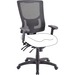 Lorell Conjure Executive High-back Mesh Back Chair Frame - Black - Bonded Leather - 1 Each