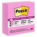 Post-it Super Sticky Pop-up Lined Note Refills - 4" x 4" - Square - 90 Sheets per Pad - Pink - Sticky - 5 / Pack