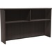 Heartwood Innovations Evening Zen Desking Series Hutch - 71" x 15"42.5" , 0.1" Top - 2 Shelve(s) - Material: Particleboard - Finish: Evening Zen - Thermofused Laminate (TFL) Table Top