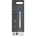 Parker Rollerball Pen Refill - 0.50 mm, Fine Point - Blue Ink - 1 Each