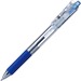 Pentel V-Feel Retractable Ballpoint Pens - 0.7 mm Pen Point Size - Retractable - Blue - Clear Barrel - 1 Each