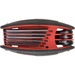 Aurora Tools Folding Hex Key Sets - S.A.E. Fold Up - Chrome Vanadium Steel - Durable, Foldable - 1 Each