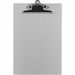 Business Source Aluminum Clipboard - 8 1/2" x 11" - Clamp - Aluminum - Silver - 1 Each