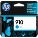 HP 910 Original Standard Yield Inkjet Ink Cartridge - Cyan - 1 Each - 315 Pages