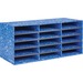Bankers Box Bankers Box Classroom 15 Compartment Literature Sorter, 1pk - External Dimensions: 28.5" Width x 12.4" Depth x 12.8" Height - Media Size Supported: Letter 8.50" (215.90 mm) x 11" (279.40 mm) - Blue - For Classroom Supplies, Storage - Recycled 