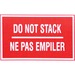 Spicers Paper Shipping Label - "Do Not Stack" - 3" Height x 5" Width - Self-adhesive Adhesive - Rectangle - Red, White - 500 / Roll