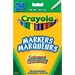 Crayola Marker - Fine Marker Point - Assorted - White Barrel - 24 / Pack