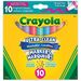 Crayola Ultra-Clean Marker - Wide Marker Point - Tropical - 10 / Box