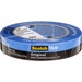 ScotchBlue Painter's Masking Tape - x 0.94" (24 mm) Width - 1 / Roll - Blue