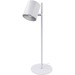 DAC LED Desk Lamp with 340 Rotating Head - 18" (457.20 mm) Height - 5 W LED Bulb - Rotating Head, Adjustable Brightness, Swivel Head, Flicker-free, Glare-free Light - 450 lm Lumens - Metal - Desk Mountable - White - for Desk