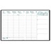 Quo Vadis President Weekly Planner - French - Weekly - 8:00 AM to 9:00 PM - Half-hourly - Sewn - Black - Flexible Cover, Removable Phone Book, Detachable Address Book - 1 Each