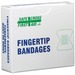 Safecross Adhesive Bandage - 1.73" (44 mm) x 2.01" (51 mm) - 12/Box - Fabric, Cotton, Rayon