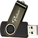 Proflash Classic Flash Drive - 64 GB - USB 2.0 - Black - 1 Each