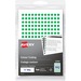 Avery® Color Coded Label - - Height1/4" Diameter - Removable Adhesive - Round - Green - 768 / Pack