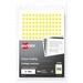Avery® Removable Colour Coding Labels Handwrite, Â¼" - 1/4" Diameter - Removable Adhesive - Round - Yellow - 192 / Sheet - 4 Total Sheets - 768 Total Label(s) - 768 / Pack