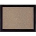 Quartet Espresso Home Décor Bulletin Board 17" x 23" - 17" (431.80 mm) Height x 23" (584.20 mm) Width - Cork Surface - Durable, Tackable, Mounting System, Resilient - Dark Espresso Wood Frame - 1 Each - 24" (609.60 mm) x 36" (914.40 mm)