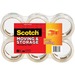 3M Scotch Long Lasting Storage Packaging Tape - 54.7 yd (50 m) Length x 1.89" (48 mm) Width - 6 / Pack