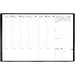 Quo Vadis Trinote Refill French - Julian Dates - Weekly - 1.1 Year - December till December - 8:00 AM to 9:00 PM - Hourly - 1 Week Double Page Layout - Stitched - White - Paper - 7.1" Height x 9.4" Width - Appointment Schedule, Notebook Section, Detachabl