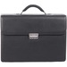 bugatti Carrying Case (Briefcase) for 16" Notebook - Black - Top Grain Leather Body - Shoulder Strap, Handle - 12" (304.80 mm) Height x 16.50" (419.10 mm) Width x 4.75" (120.65 mm) Depth - 1 Each
