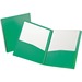 Oxford Letter Organizer Folder - 8 1/2" x 11" - 400 Sheet Capacity - 8 Pocket(s) - Green, Translucent - 1 Each