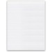 Offix White Paper Pad - 72 Sheets - Ruled - Letter - 8 1/2" x 11" - White Paper - 5 / Pack