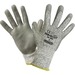 PrimaCut Work Gloves - Polyurethane Coating - 11 Size Number - XXL Size - Gray - Abrasion Resistant, Cut Resistant, Tear Resistant, Puncture Resistant, Breathable, Flexible, Machine Washable - For Assembling, Carpentry, Metal Fabrication, Warehouse, Power