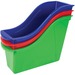 Storex Storage Bin - 8.5" Height x 4.5" Width x 1.8" Depth - Assorted - Plastic - 1 Each