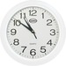 Geocan Wall Clock - Analog - Quartz - White