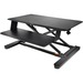 Kensington SmartFit Sit-Stand Desk - 15.88 kg Capacity - Adjustable Height - 35.4" Table Top Width - 22.8" Height - Black - 1 Each