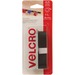 VELCRO® Self-Adhesive Strips - 1.5 ft (0.5 m) Length x 0.75" (19.1 mm) Width - 1 Each - Black