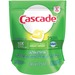 Cascade 2-in-1 Action Pacs Dishwasher Detergent - Lemon Scent - 25 / Pack