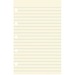 Filofax Refills - Ruled - Cream Paper - 1 Each