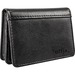 Offix Carrying Case (Wallet) Business Card - Black - Synthetic Leather - 2.75" (69.85 mm) Height x 4" (101.60 mm) Width x 1" (25.40 mm) Depth - 1 Pack