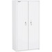 FireKing Storage Cabinet with Adjustable Shelves - 36" x 19.3" x 72" - Adjustable Shelf, Key Lock, Durable, Fire Proof, Corrosion Resistant, Environmentally Friendly, Scratch Resistant, Welded, Impact Resistant, Explosion Resistant - Arctic White - Powder