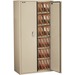 FireKing Storage Cabinet - 36" x 19.3" x 72" - Letter - Fire Proof, Insulated, Built-in Handle, Lockable - Parchment