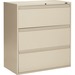 Offices To Go 3 Drawer High Lateral Cabinet - 36" x 19.3" x 39.1" - 3 x Drawer(s) for File - Lateral - Interlocking, Lockable, Leveling Glide - Nevada - Metal