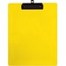 GEO Letter Size Writing Board, Yellow - 8 1/2" x 11" - Plastic, Polypropylene - Yellow - 1 Each