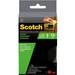 3M Scotch Reclosable Indoor Fasteners - 5 ft (1.5 m) Length x 0.75" (19.1 mm) Width - 1 Each - Black