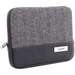bugatti Carrying Case (Sleeve) for 10.2" Notebook, Tablet - Black, Gray - Polyester, Synthetic Leather Body - Herringbone Pattern - 7.50" (190.50 mm) Height x 10.50" (266.70 mm) Width x 0.75" (19.05 mm) Depth - 1 Each