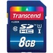Transcend Premium 8 GB Class 10/UHS-I SDHC - 1 Pack - 400x Memory Speed