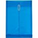 GEO Translucent Polyethylene Envelope - Legal - 13 1/2" Width x 9 3/4" Length - Drawstring - Polyethylene, Plastic - 1 Each - Translucent, Blue