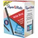 Paper Mate Write Bros. Ballpoint Stick Pens - Medium Pen Point - Black Carbon - 60 / Box