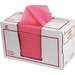 Chix Competitive Wet Wipe - 11.5" x 24" - Pink Diamond - Disposable, Absorbent, Reusable - For Table - 900 Per Bag - 100 / Pack