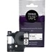 Premium Tape Label Tape - Alternative for Dymo A45013 - 1/2"x23' (12 mm x 7 m) - Black on White - 1 Pack