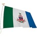 L'étendard Territory Flag - Canada - Yukon - 72" (1828.80 mm) x 36" (914.40 mm) - Nylon