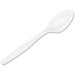 touch Disposable Utensils - 24/Pack - Teaspoon - Disposable - Plastic - White