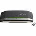 Poly Sync 20 20+ Speakerphone - Black, Silver - USB - Microphone - USB, Battery - Desktop - Black, Silver